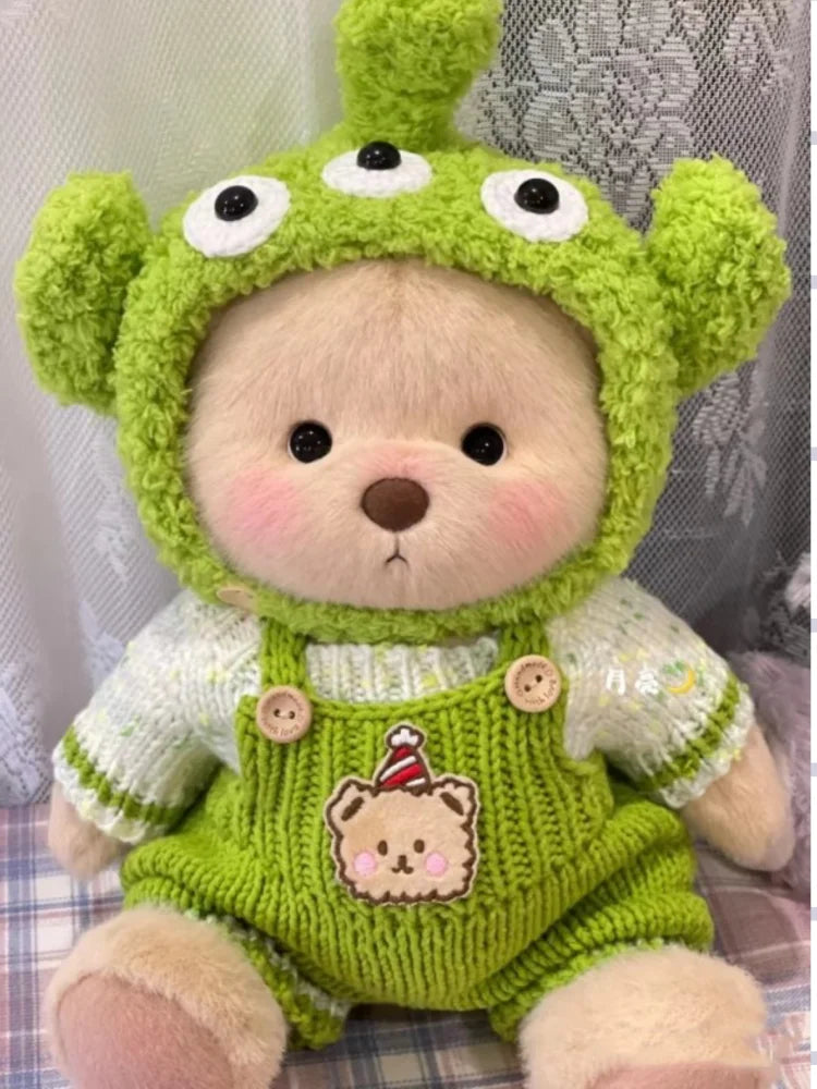 Handmade Cute Teddy Bear Long Plush High Quality Teddy Tale Best Gift For Girlfriend Valentines Day Gift Birthday Party Decore