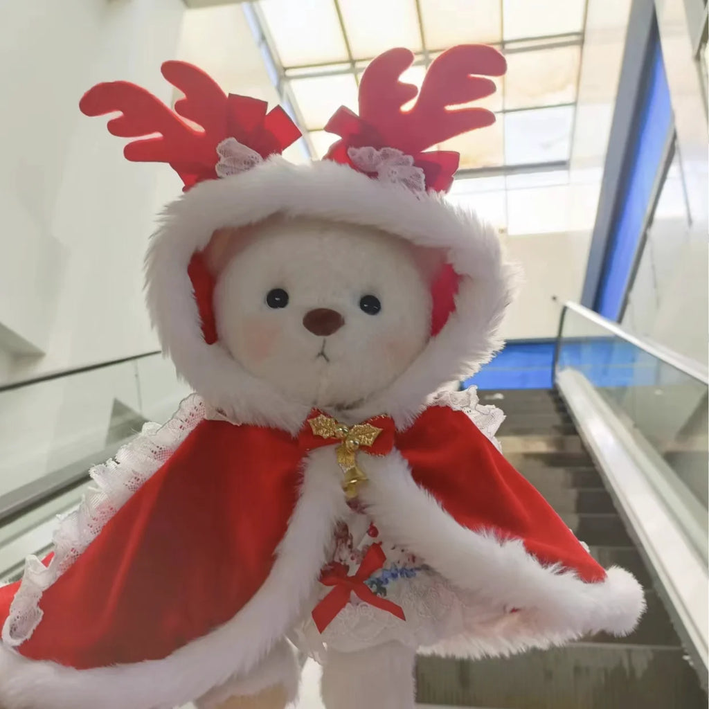 Handmade Cute Teddy Bear Long Plush High Quality Teddy Tale Best Gift For Girlfriend Valentines Day Gift Birthday Party Decore