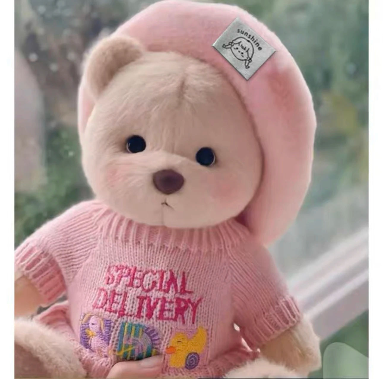 Handmade Cute Teddy Bear Long Plush High Quality Teddy Tale Best Gift For Girlfriend Valentines Day Gift Birthday Party Decore