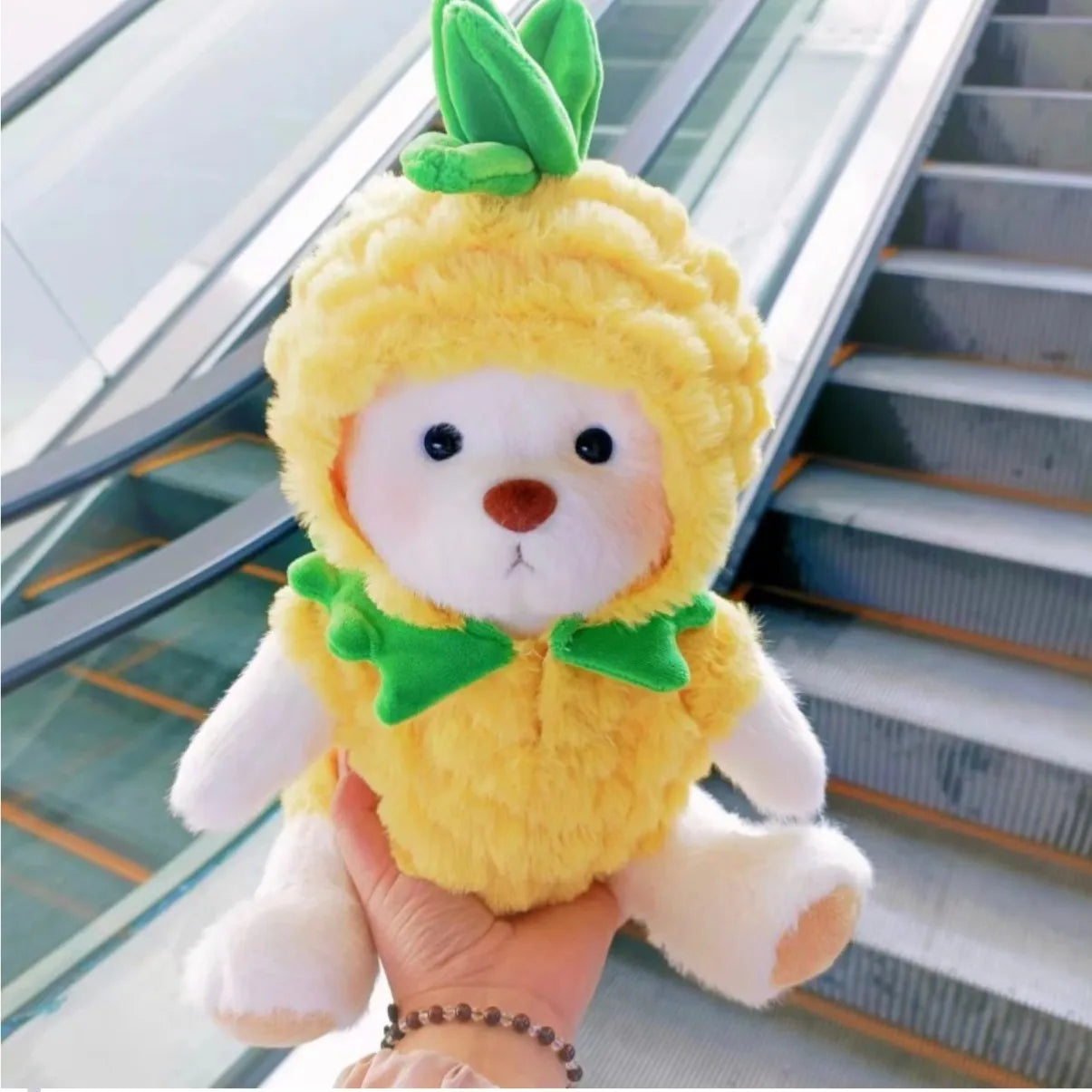 Handmade Cute Teddy Bear Long Plush High Quality Teddy Tale Best Gift For Girlfriend Valentines Day Gift Birthday Party Decore