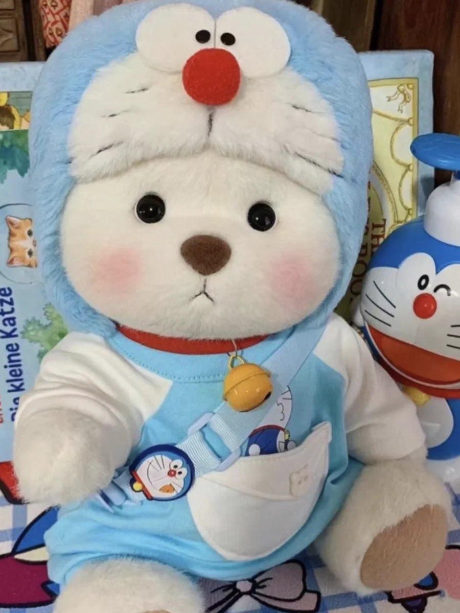 Handmade Cute Teddy Bear Long Plush High Quality Teddy Tale Best Gift For Girlfriend Valentines Day Gift Birthday Party Decore