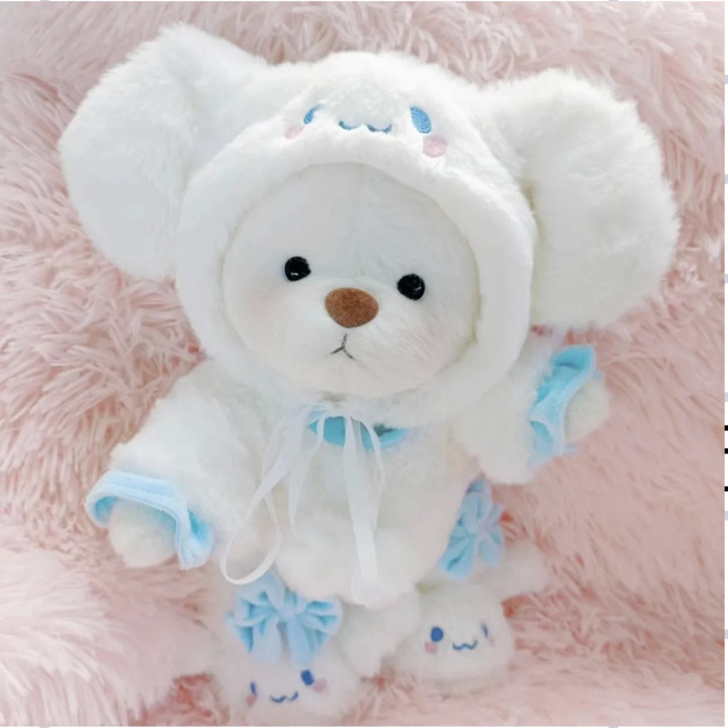 Handmade Cute Teddy Bear Long Plush High Quality Teddy Tale Best Gift For Girlfriend Valentines Day Gift Birthday Party Decore
